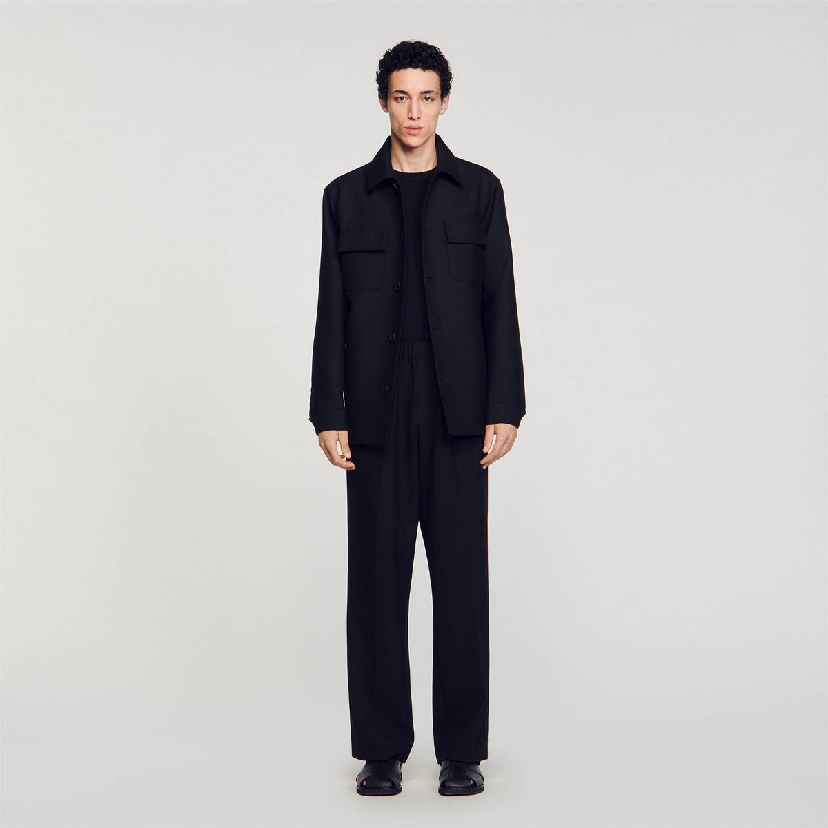 Sandro Buttoned oversized shirt