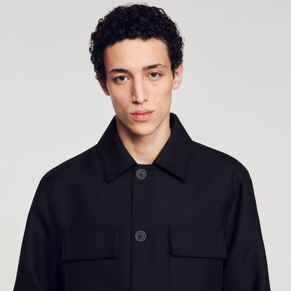 Sandro Buttoned oversized shirt