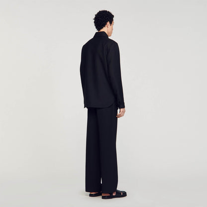 Sandro Buttoned oversized shirt