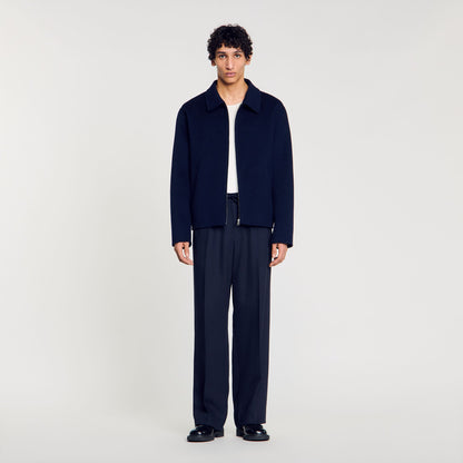 Sandro Double-faced wool jacket