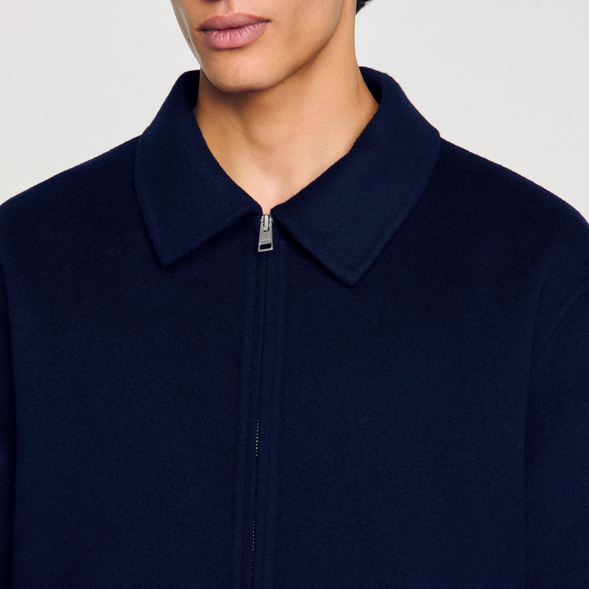 Sandro Double-faced wool jacket