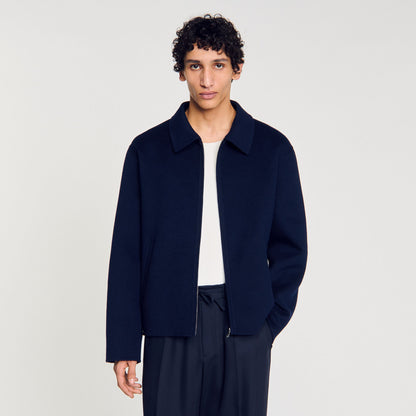 Sandro Double-faced wool jacket