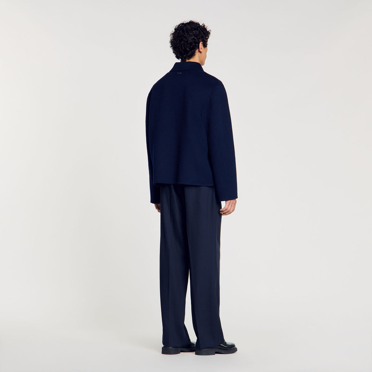 Sandro Double-faced wool jacket