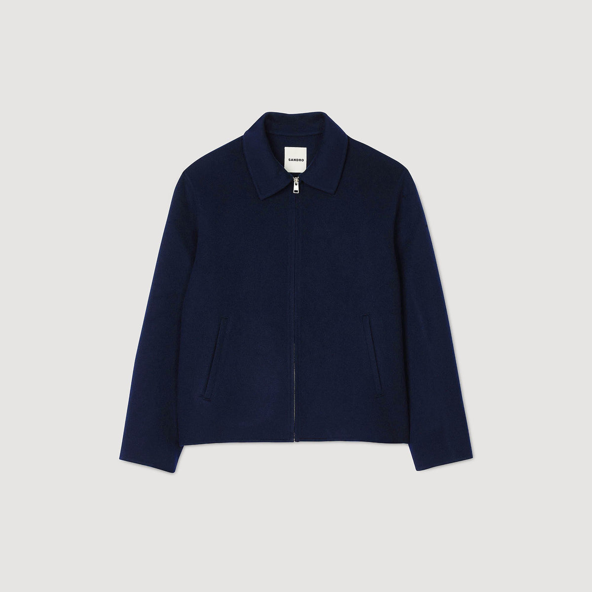Sandro Double-faced wool jacket