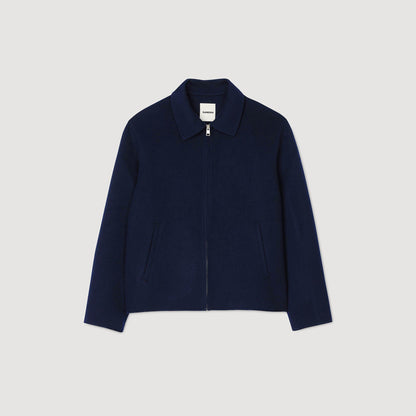 Sandro Double-faced wool jacket