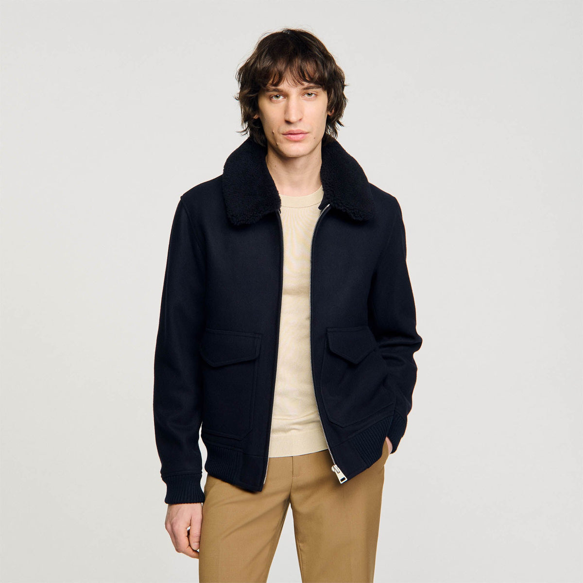 Sandro Zip-up jacket