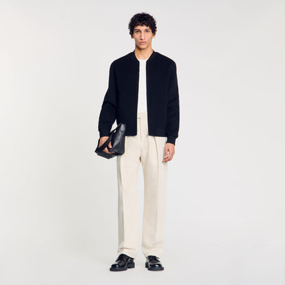 Sandro Double-faced wool jacket