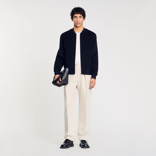Sandro Double-faced wool jacket