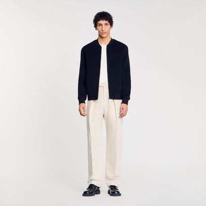 Sandro Double-faced wool jacket