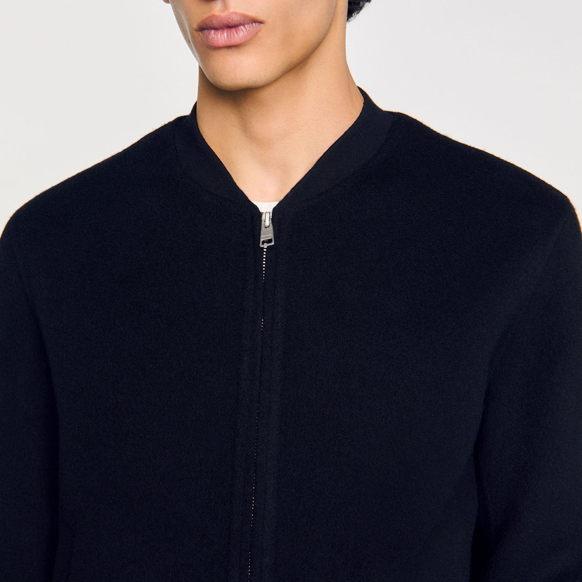 Sandro Double-faced wool jacket