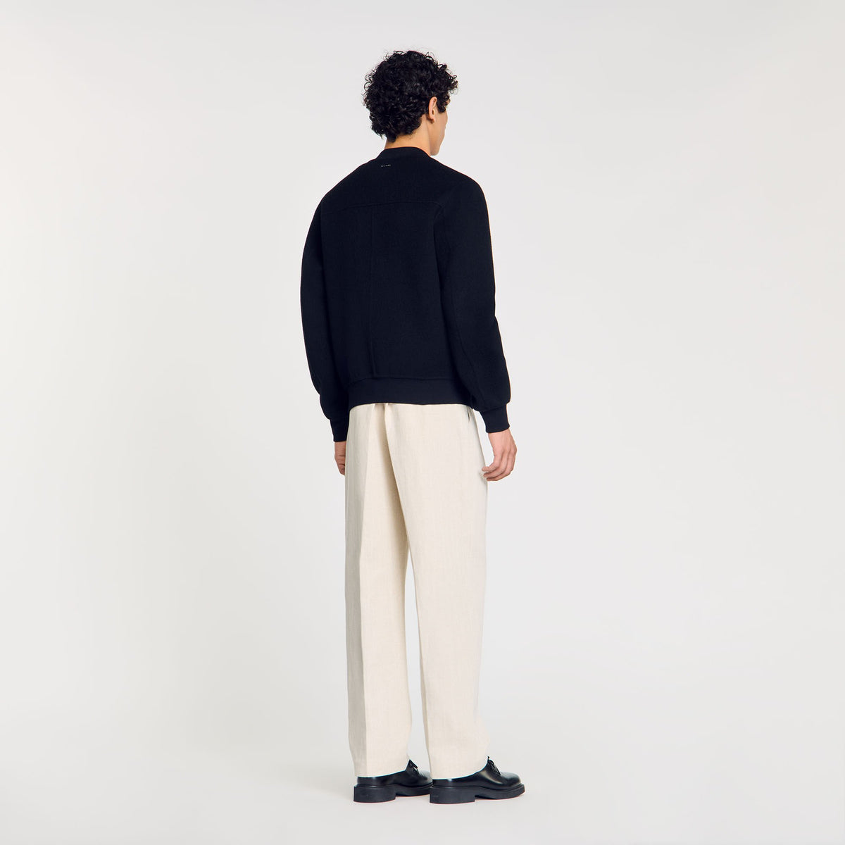 Sandro Double-faced wool jacket