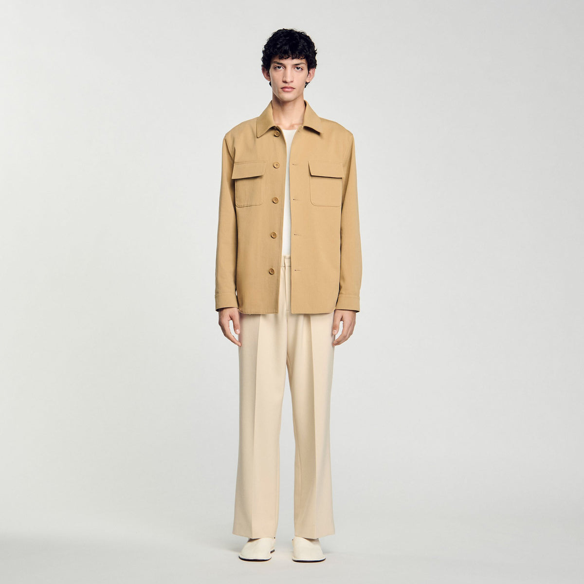 Sandro Oversized shirt with pockets