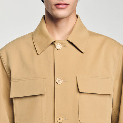Sandro Oversized shirt with pockets