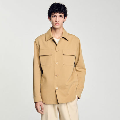 Sandro Oversized shirt with pockets