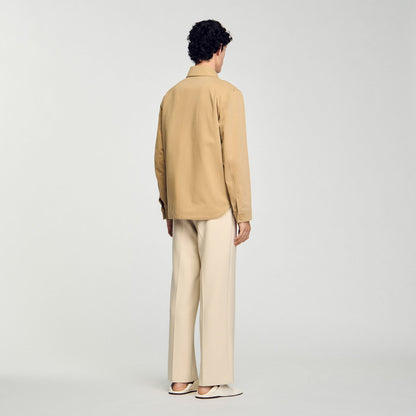 Sandro Oversized shirt with pockets