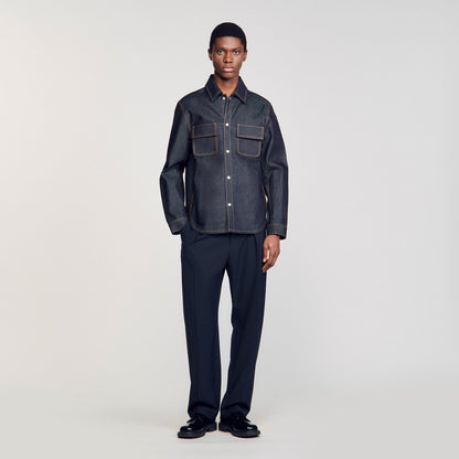 Sandro Denim oversized shirt