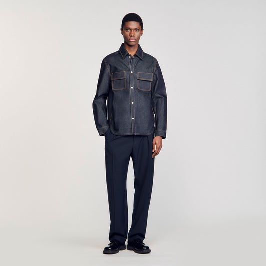 Sandro Denim oversized shirt