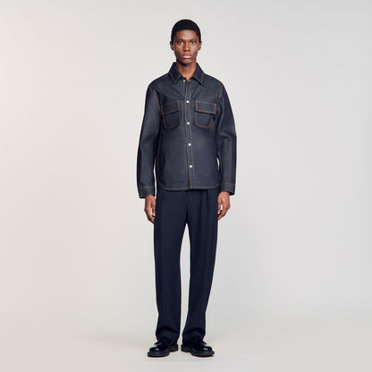 Sandro Denim oversized shirt