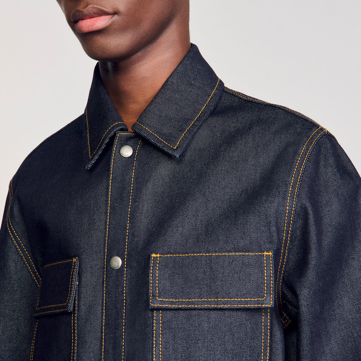 Sandro Denim oversized shirt