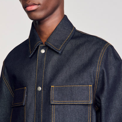 Sandro Denim oversized shirt
