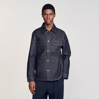 Sandro Denim oversized shirt