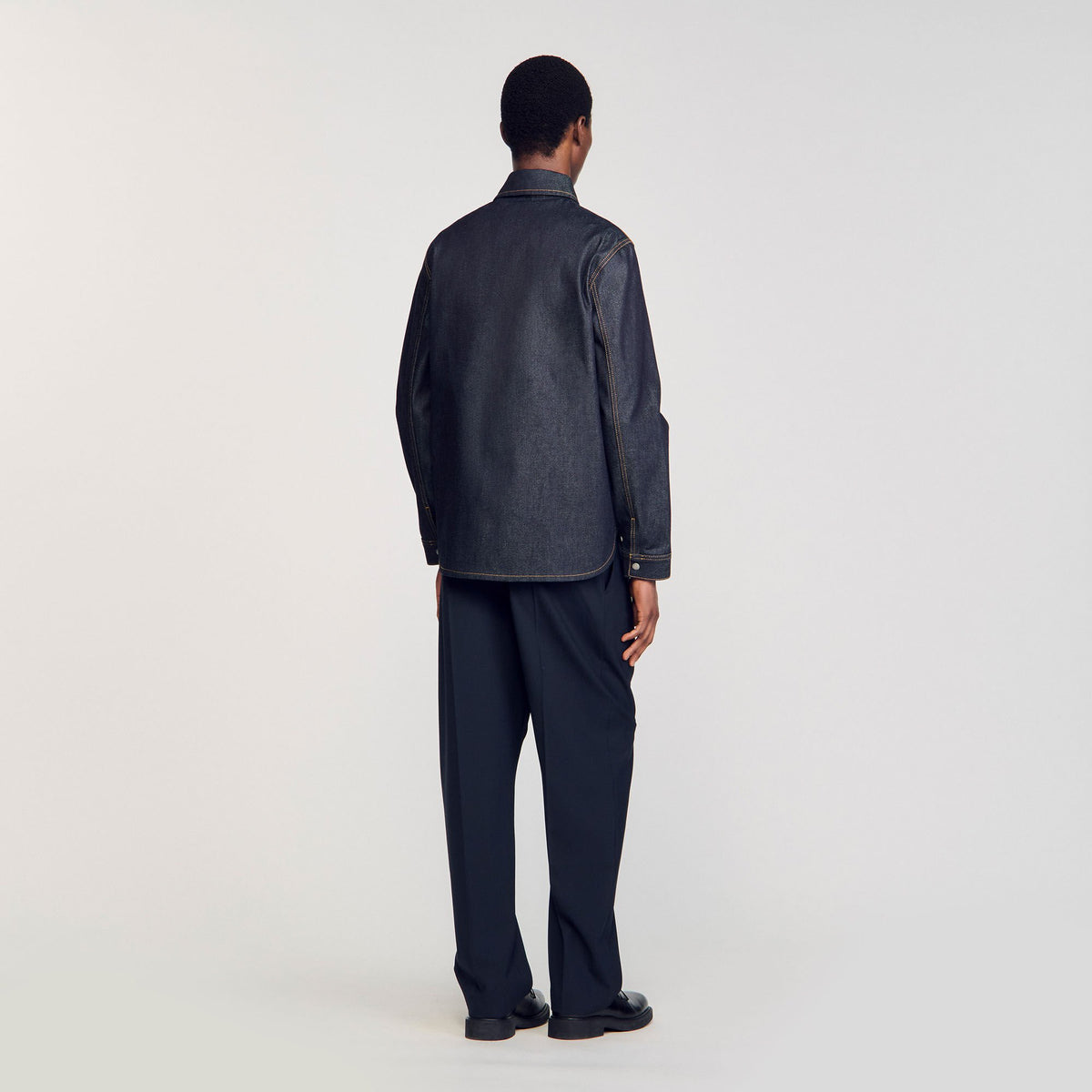 Sandro Denim oversized shirt
