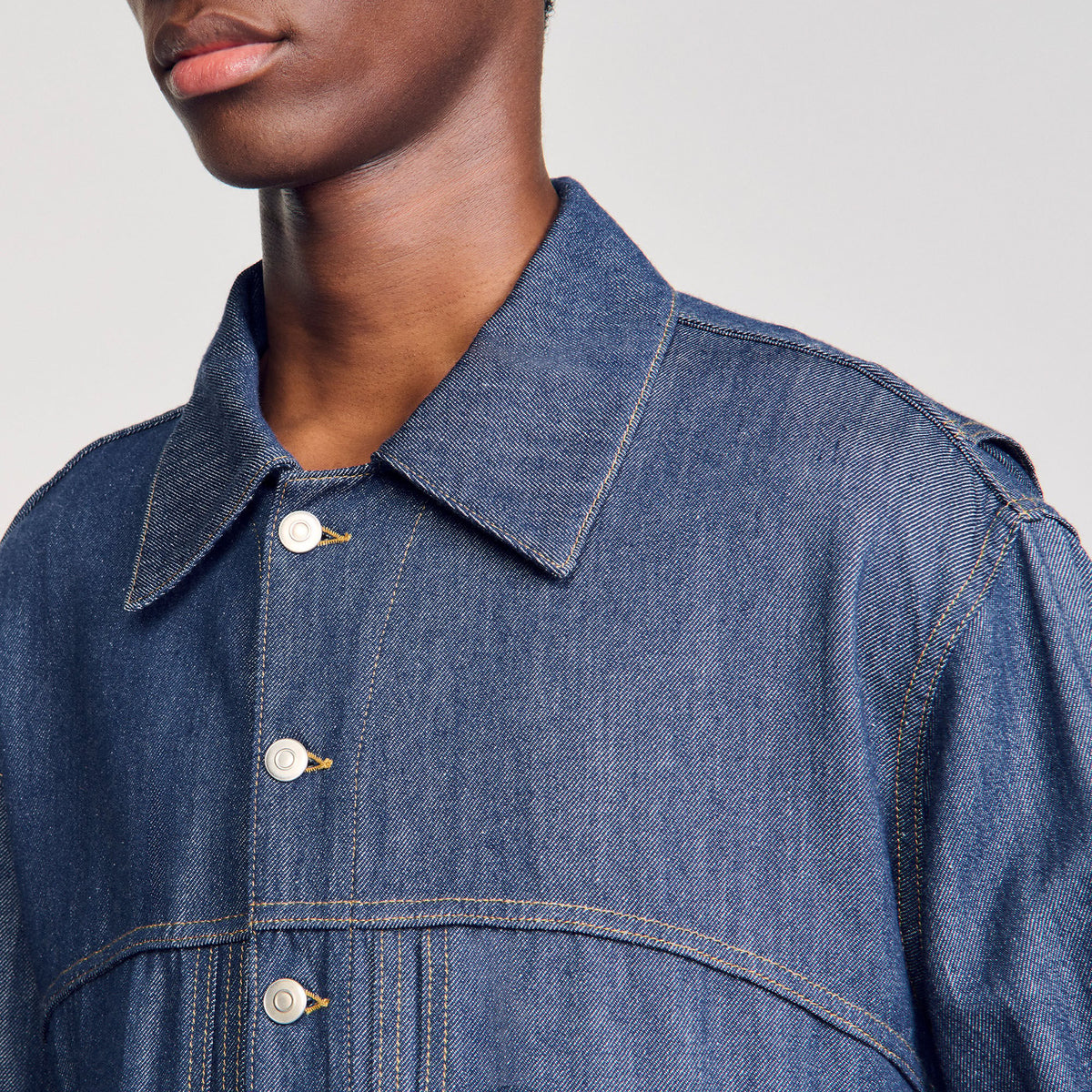 Sandro Chambray jacket