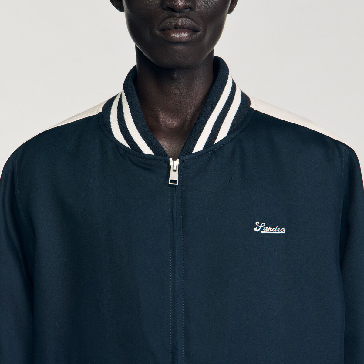 Sandro Zip-up varsity jacket