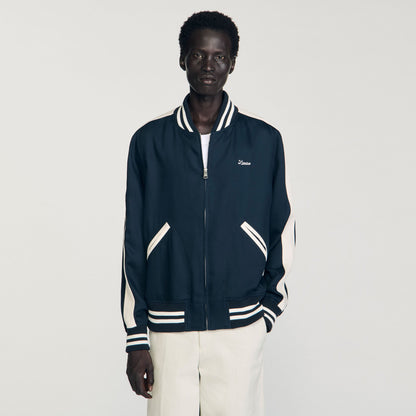 Sandro Zip-up varsity jacket