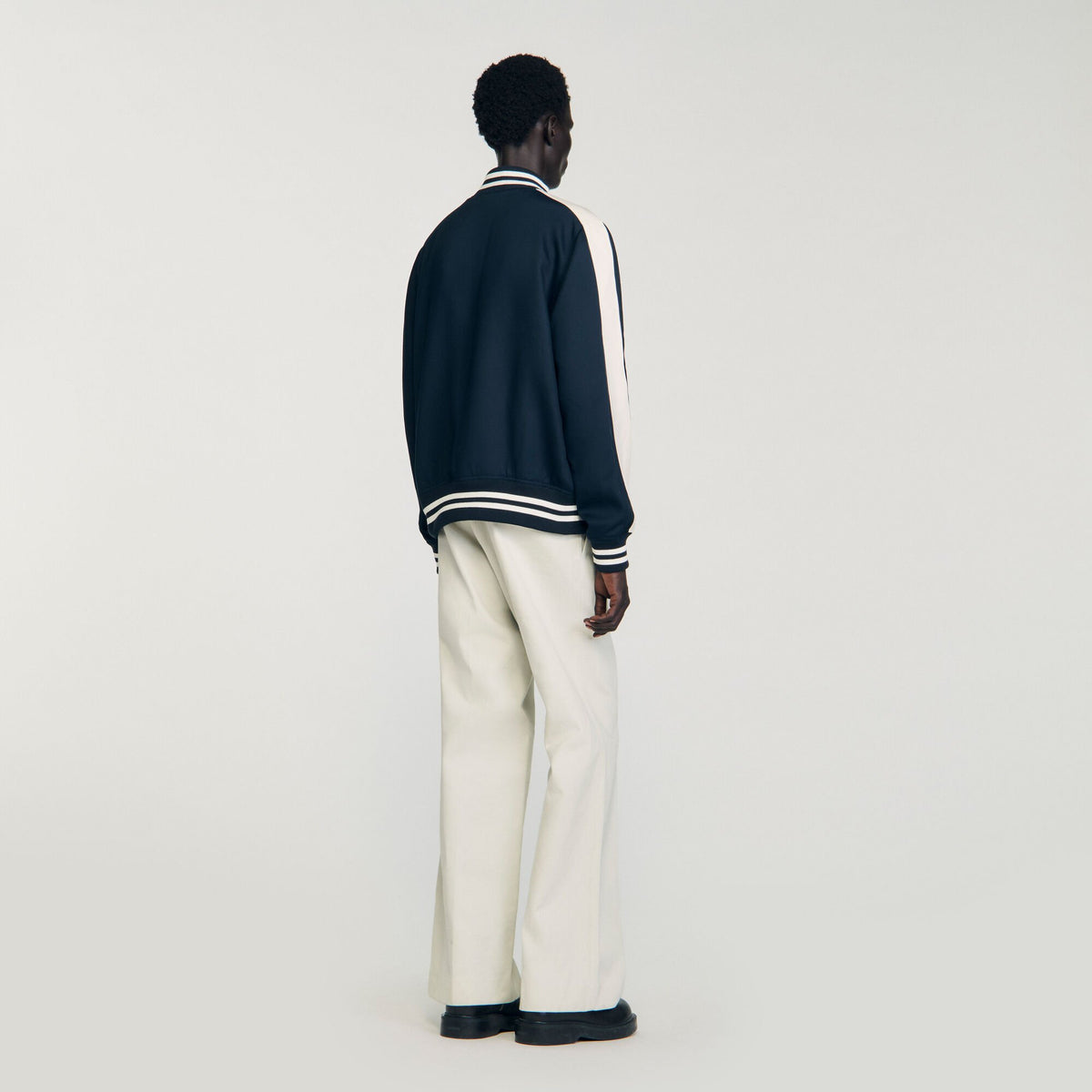 Sandro Zip-up varsity jacket