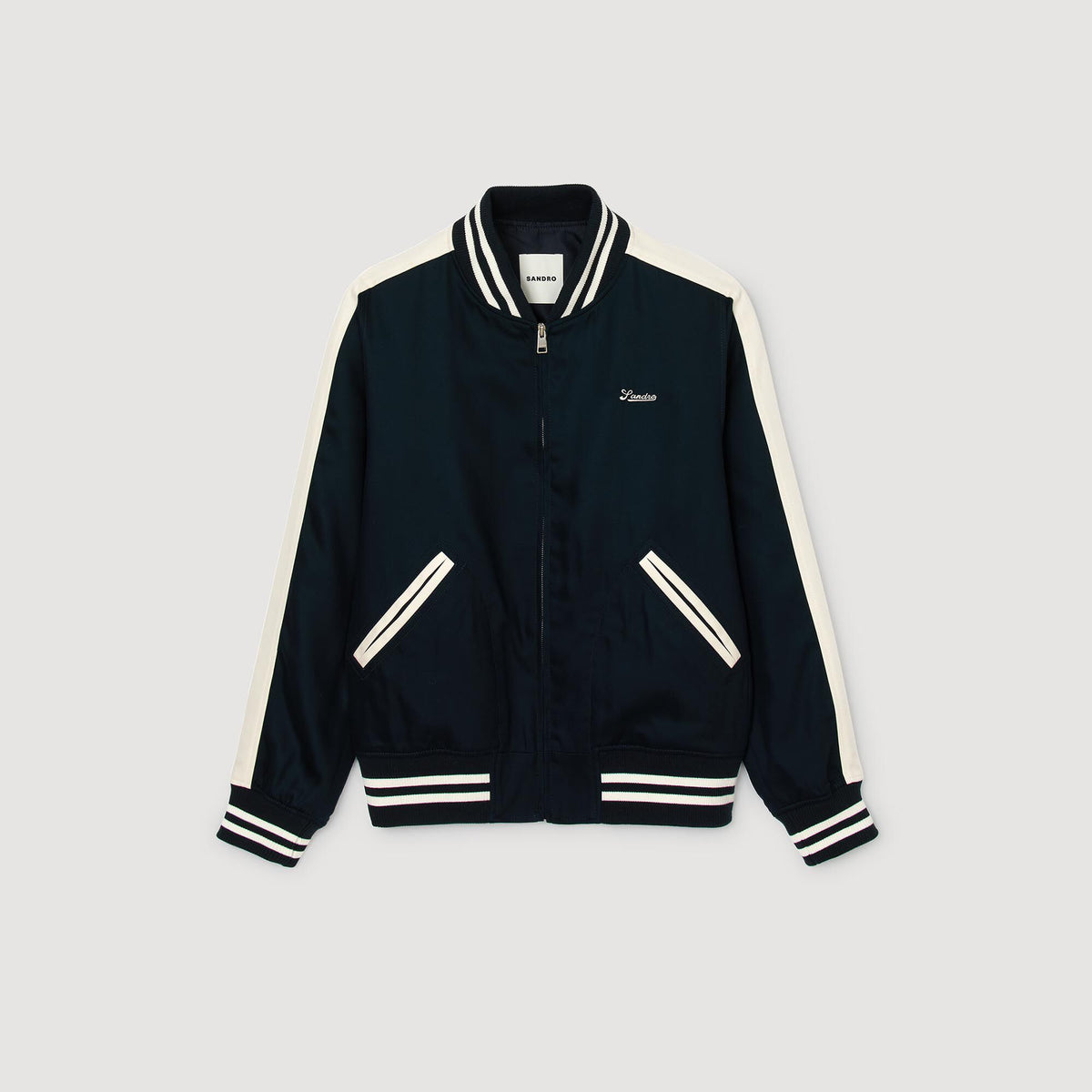 Sandro Zip-up varsity jacket