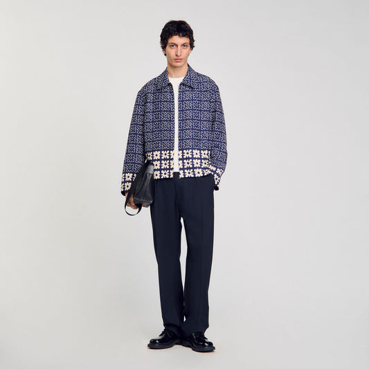 Sandro Jacket with floral motif