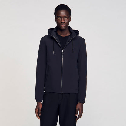 Sandro Zip-up hooded jacket