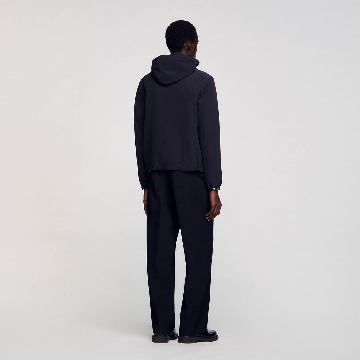 Sandro Zip-up hooded jacket