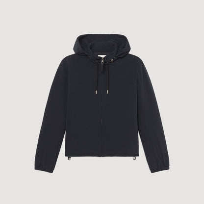 Sandro Zip-up hooded jacket