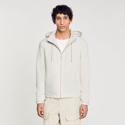 Sandro Zip-up hooded jacket