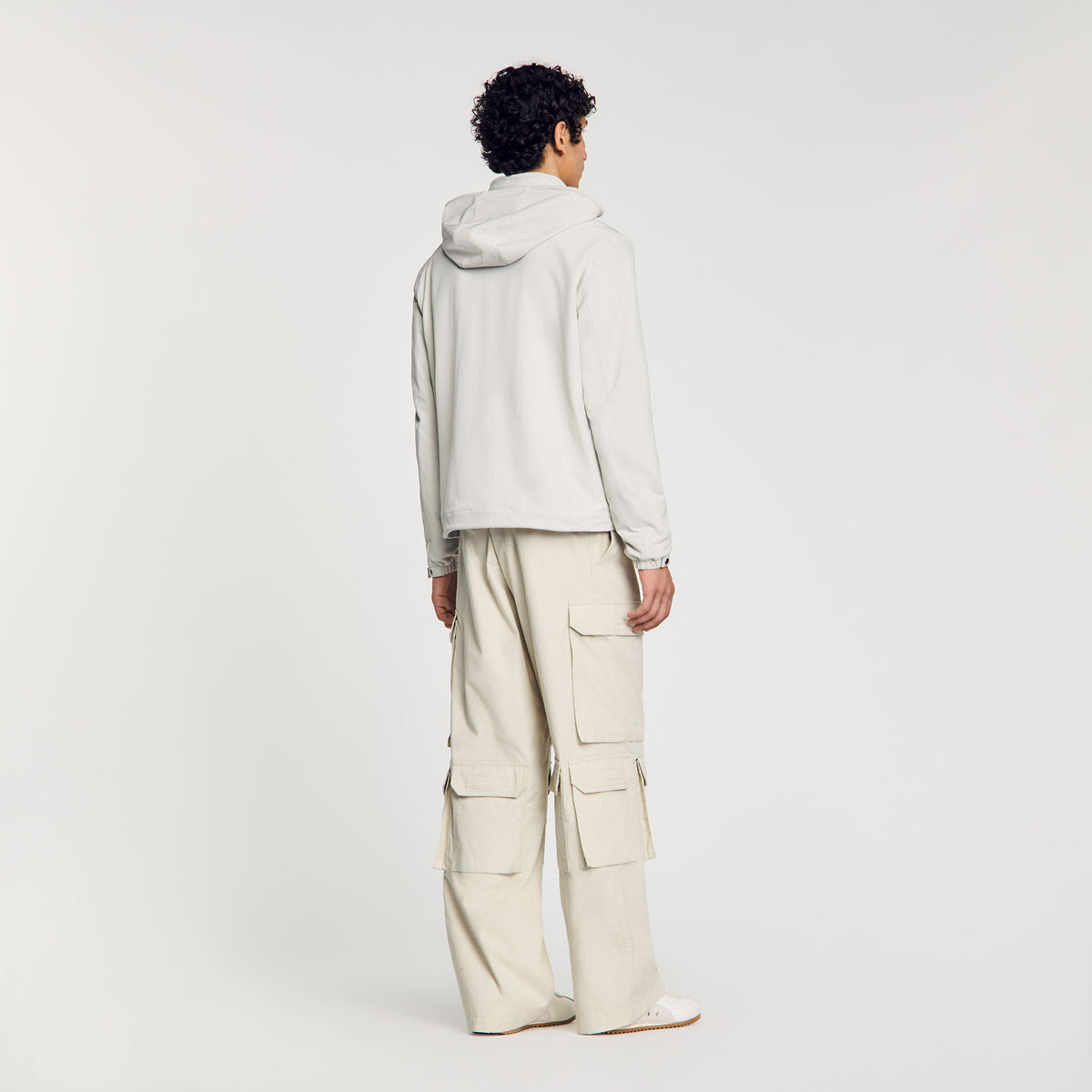Sandro Zip-up hooded jacket