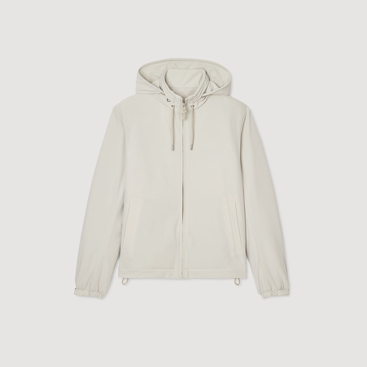 Sandro Zip-up hooded jacket