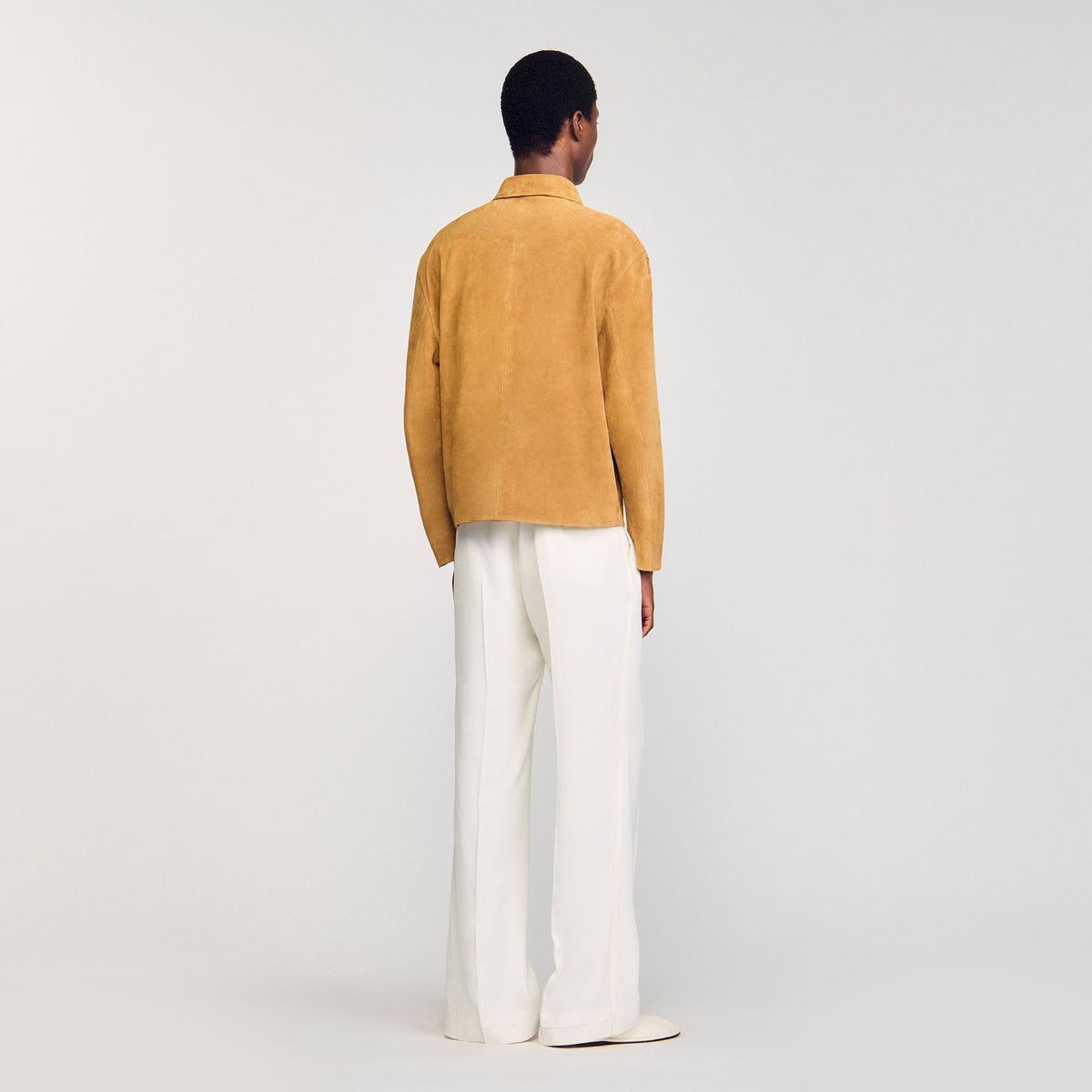 Sandro Split leather jacket