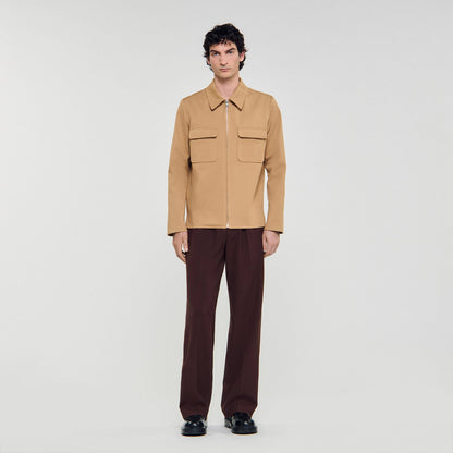 Sandro Zip-up pocket jacket