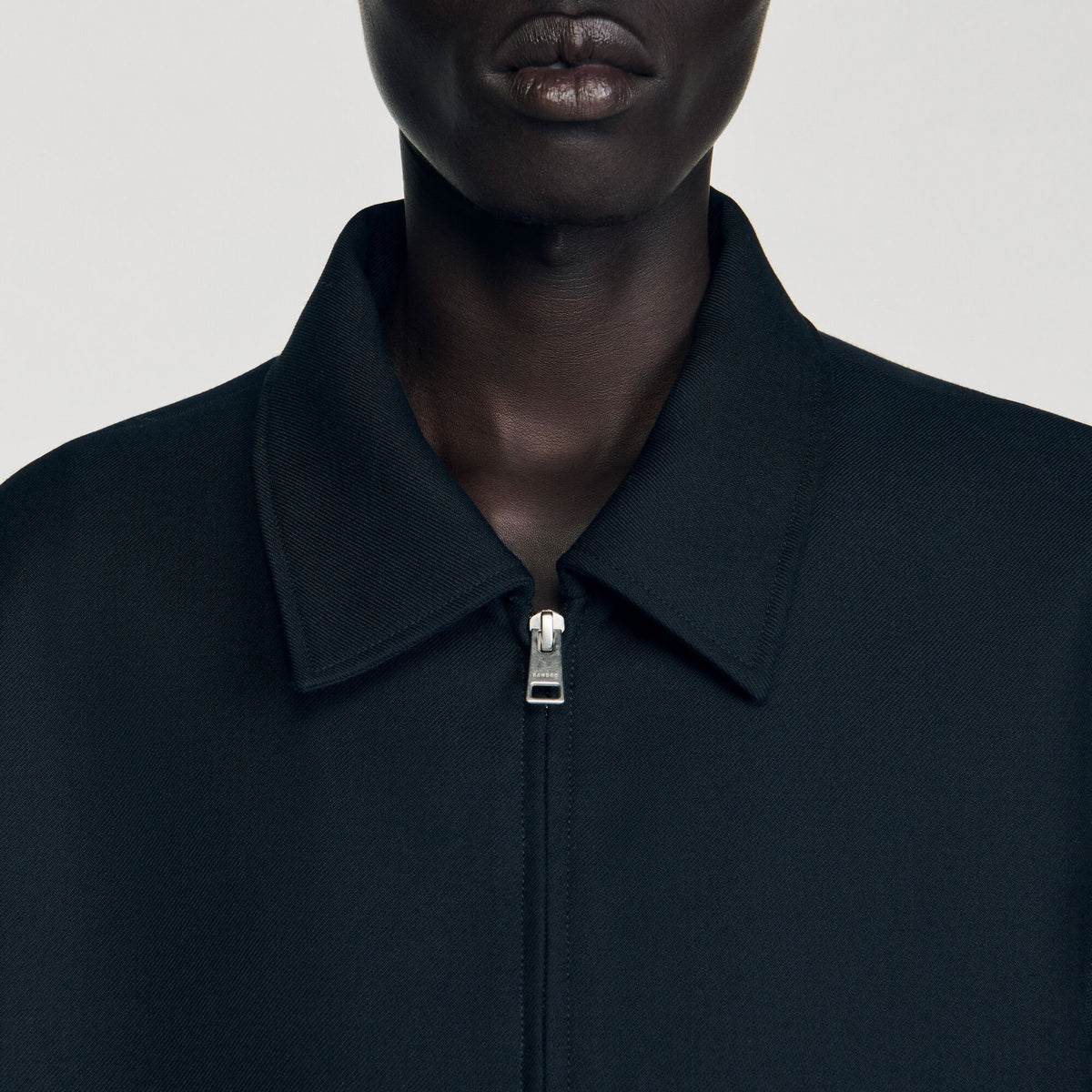 Sandro Casual zip-up jacket