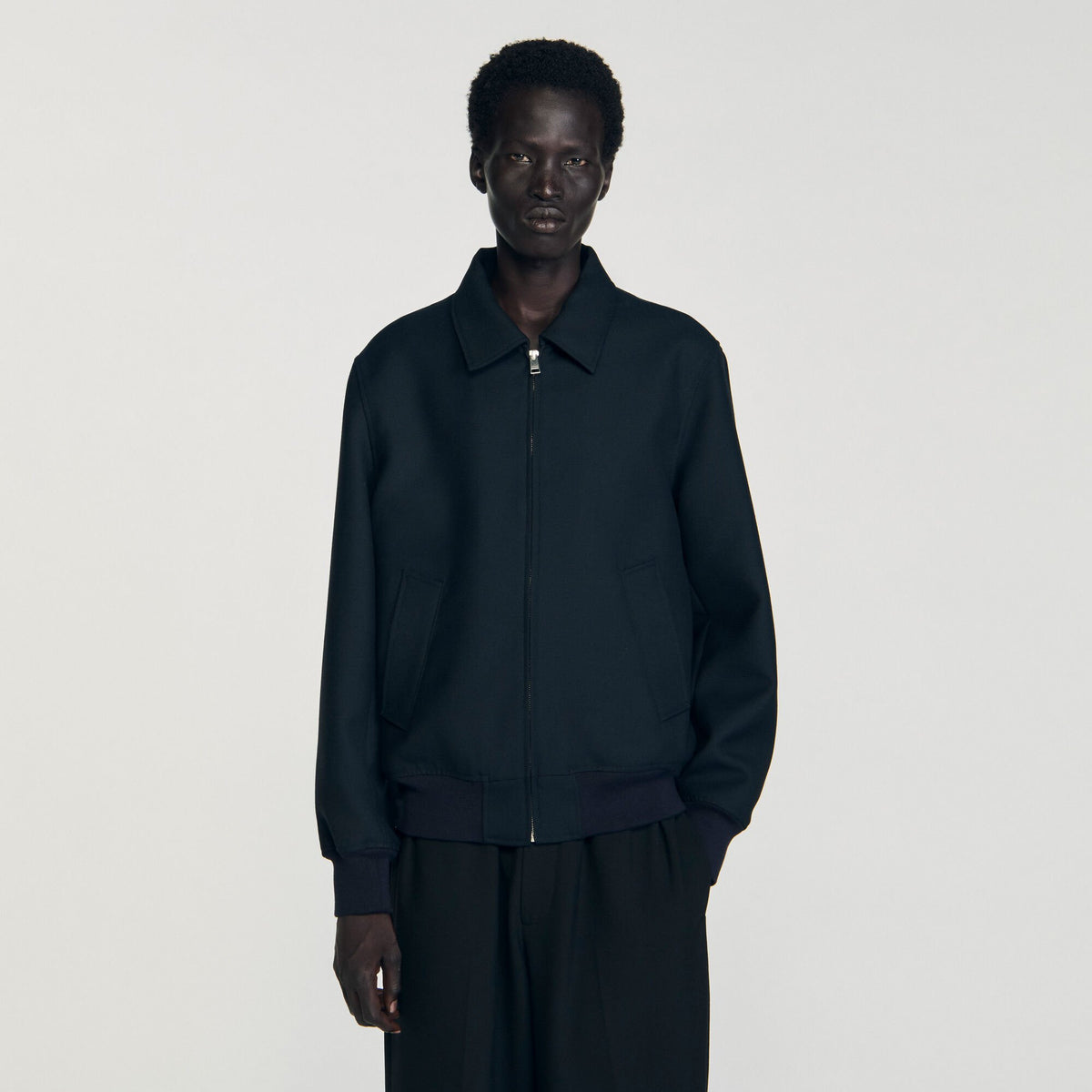 Sandro Casual zip-up jacket