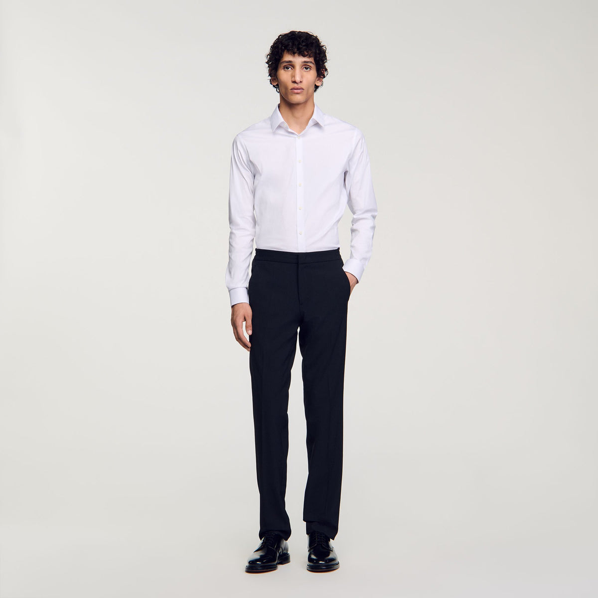 Sandro Fitted stretch cotton shirt