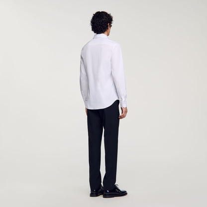 Sandro Fitted stretch cotton shirt