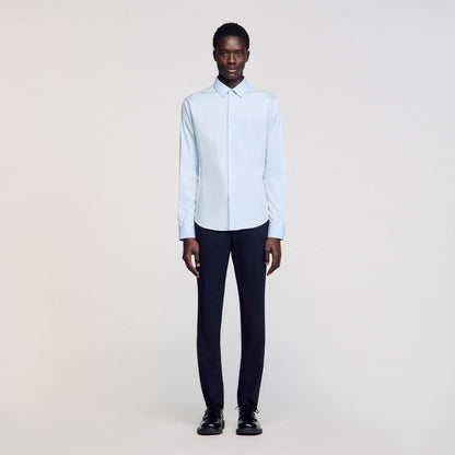 Sandro Fitted stretch cotton shirt