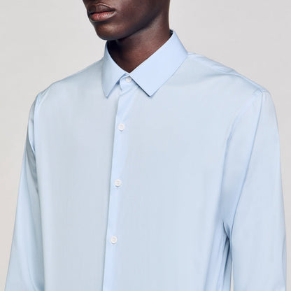 Sandro Fitted stretch cotton shirt