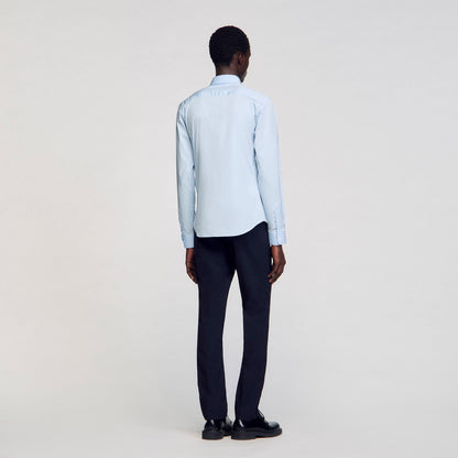 Sandro Fitted stretch cotton shirt