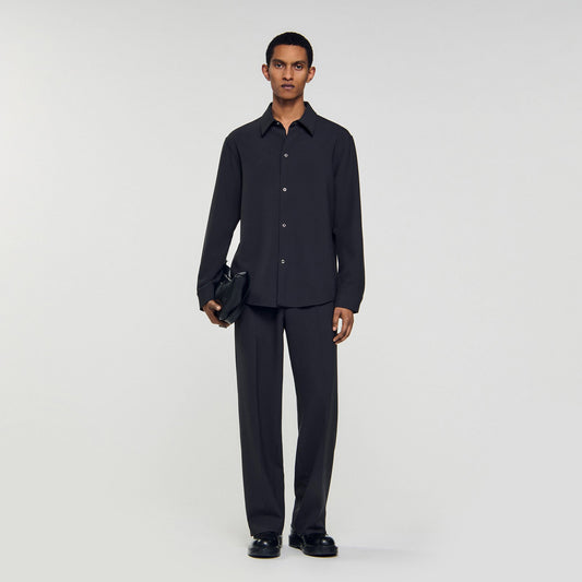 Sandro Long-sleeved jersey shirt