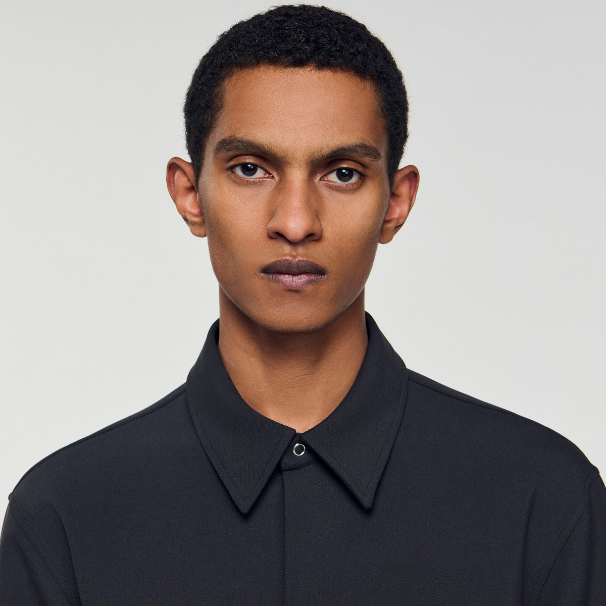 Sandro Long-sleeved jersey shirt