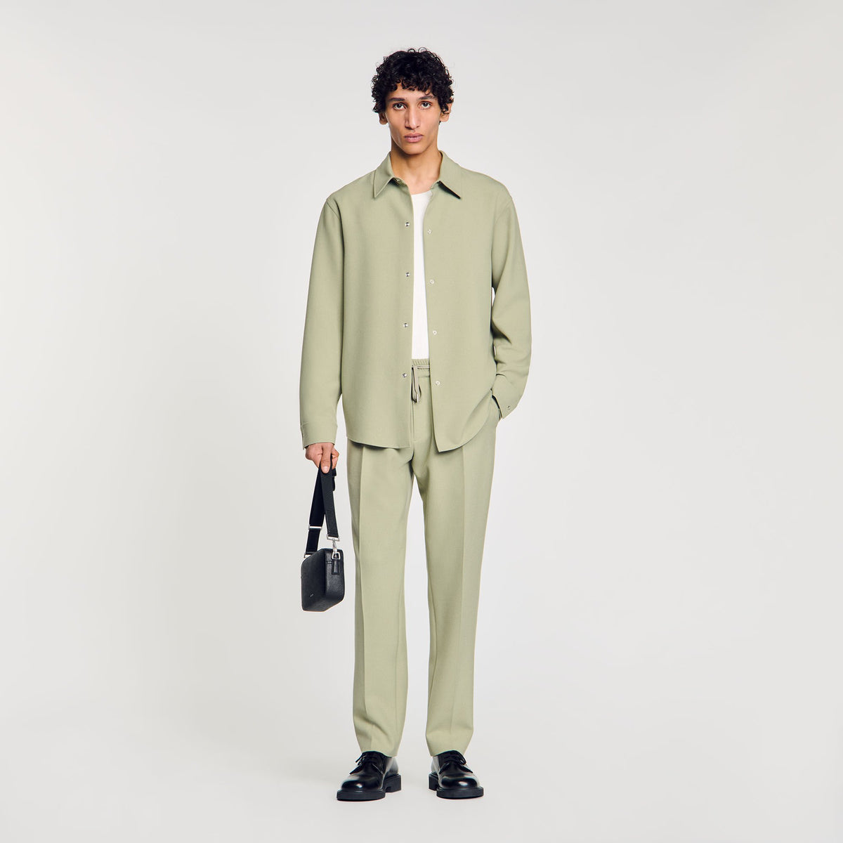 Sandro Long-sleeved jersey shirt